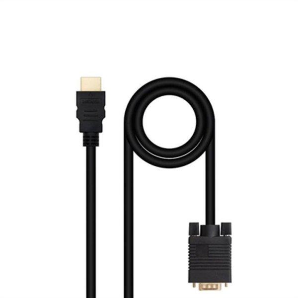 HDMI–VGA Adapter NANOCABLE 10.15.4348 Fekete 1,8 m MOST 9196 HELYETT 5159
Ft-ért!