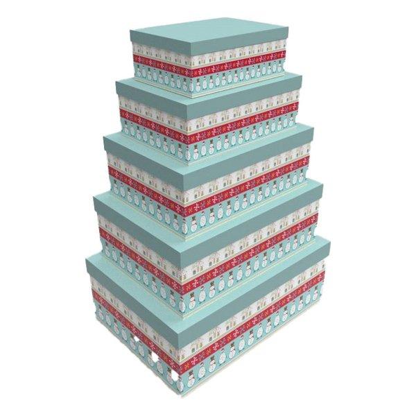 Halmozható Rendszerező Doboz Készlet DKD Home Decor Többszínű Préselt
Papír 50 x 35 x 25 cm (5 egység) MOST 33389 HELYETT 19545 Ft-ért!