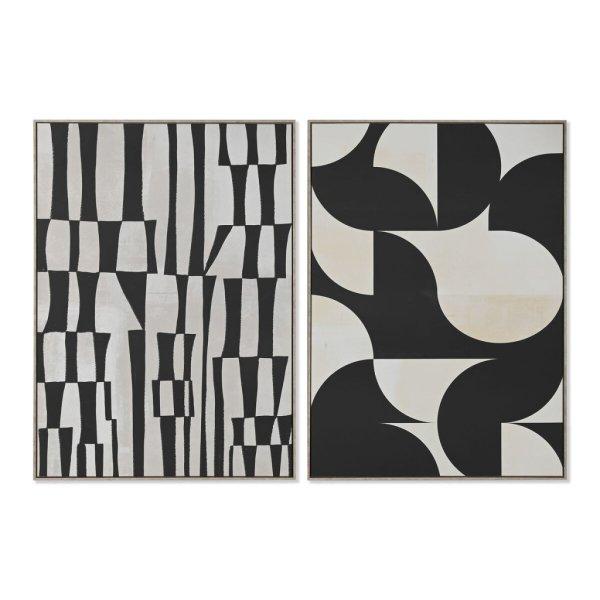 Vászon Home ESPRIT Fekete Bézs szín polisztirén Vászon modern 103 x 4,5 x
143 cm (2 egység) MOST 150239 HELYETT 96360 Ft-ért!