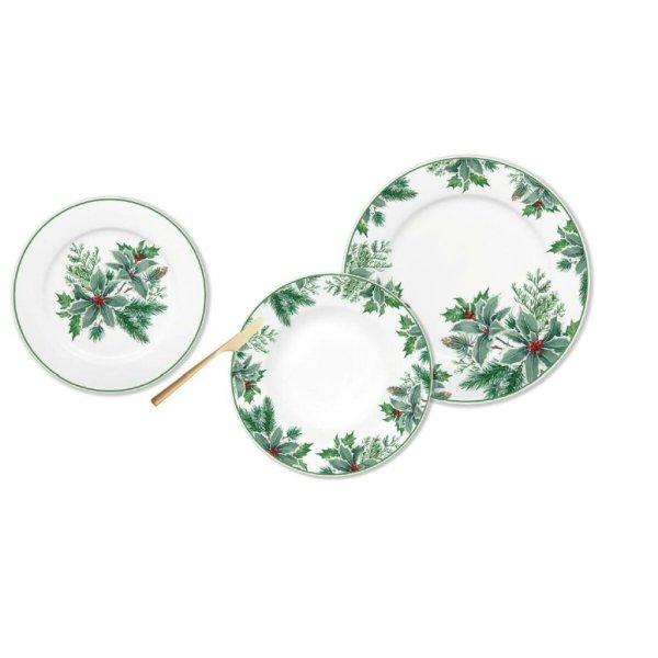 Evőeszközök DKD Home Decor Fehér Zöld Porcelán Növényi levél Karácsony
27 x 27 x 2 cm 18 Darabok MOST 51178 HELYETT 29954 Ft-ért!