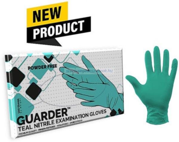 GUARDER Nitril Teal kékeszöld púdermentes kesztyű 3,4g - S -100db
(Előrendelhető)