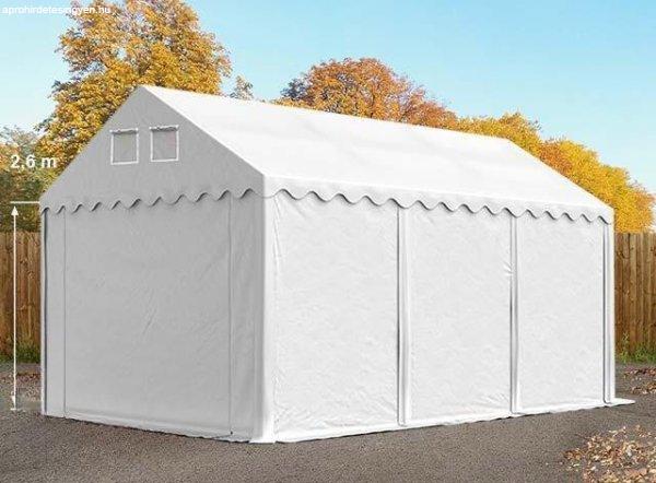 Professzionális  raktársátor, tároló sátor 3x6 m ponyva PVC oldalmagasság
 +2,6 m erősített szerkezet