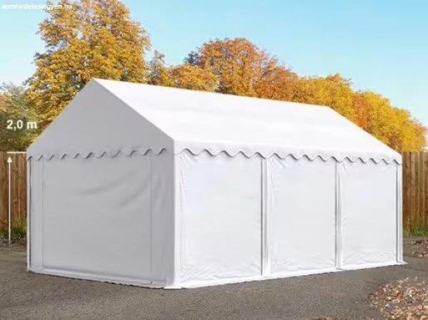 Professzionális tároló sátor 4x6 m ponyva PVC erősített szerkezettel
padlókerettel