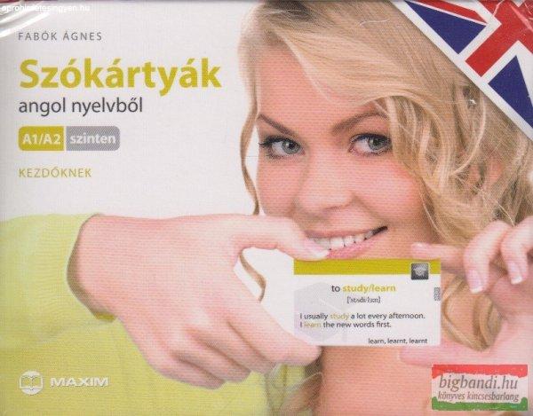 Szókártyák angol nyelvből A1/A2 szinten