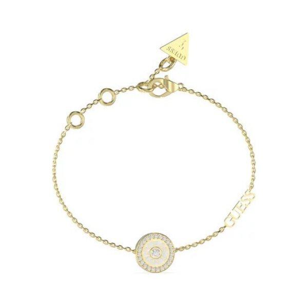 Guess Bájos aranyozott karkötő cirkónium kövekkel Love Guess
JUBB04082JWYGWHS