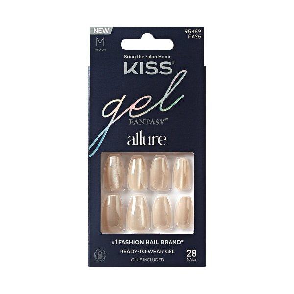 KISS Gél körmök Gel Fantasy Allure (MoonBeam) 28 db