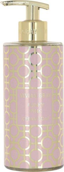 Vivian Gray Krémes folyékony szappan Funky Pink (Cream Soap) 400 ml