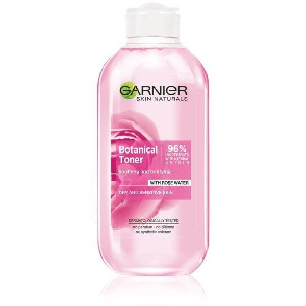 Garnier Arcápolóvíz száraz és érzékeny bőrre Botanical Toner (Soothing
and Tonifying Water) 200 ml