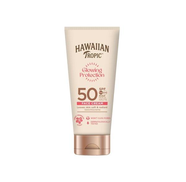 Hawaiian Tropic Fényvédőkrém arcra SPF 50 Glowing Protection (Face Cream) 50
ml