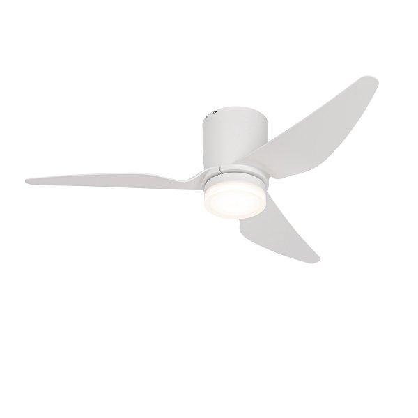 Mennyezeti ventilátor fehér 123 cm LED-del, fényerőszabályzóval és
távirányítóval - Patty