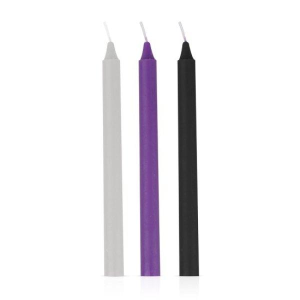 Easytoys Sensual Hot Wax Candles 3 pcs. Fetish Collection