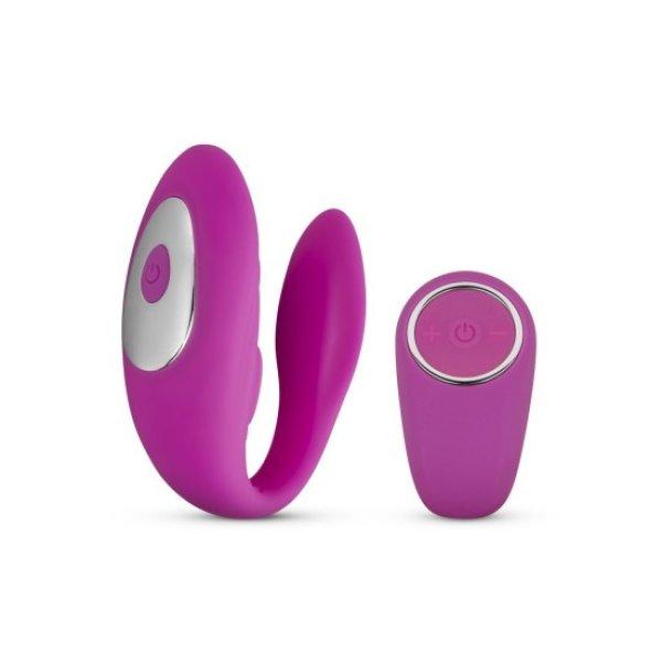 Easytoys Tap Dancer rechargeable waterproof radio couple vibrator pink