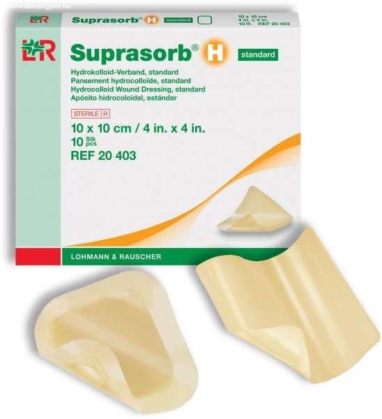 Suprasorb H hidrokolloid kötés - standard 10 cm x 10 cm - 10 db