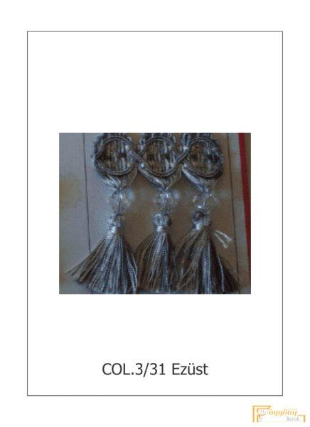 (12 szín) Gyöngyös exclusive paszomány 3006. Col3/31 Ezüst