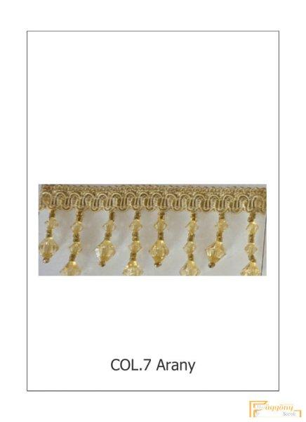 (3 változat 6 szín) Elegáns gyöngyös paszomány - Közepes méret 3095 col7
Arany