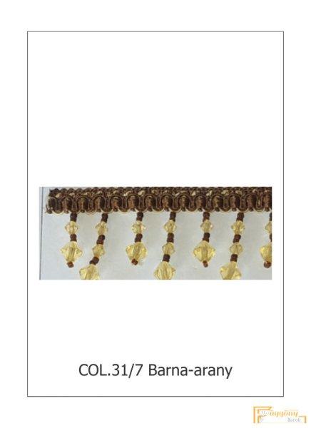 (3 változat 6 szín) Elegáns gyöngyös paszomány - Közepes méret 3095
col31/7 Barna-arany
