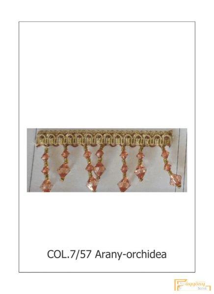(3 változat 6 szín) Elegáns gyöngyös paszomány - Közepes méret 3095
col7/57 Arany-orchidea