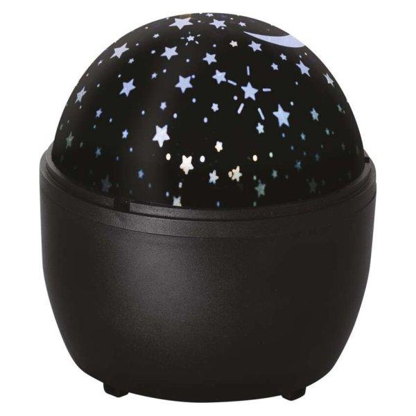 EMOS DCPW06, LED dekor projektor – csillagok, 3× AA, beltérre