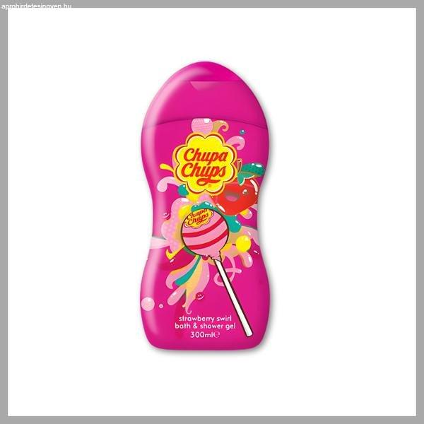 Chupa Chups Strawberry fürdő- és tusfürdő gél – 300 ml CHU7063B