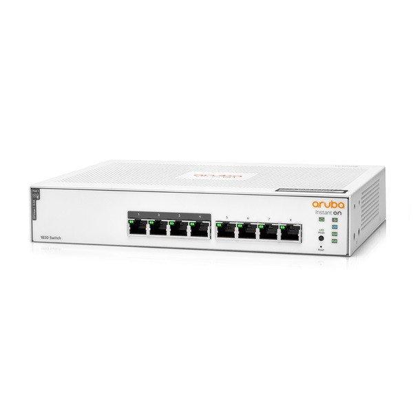Aruba Instant On JL811A 1830 8xGbE LAN 4xPoE LAN port smart menedzselhető PoE
(65W) switch