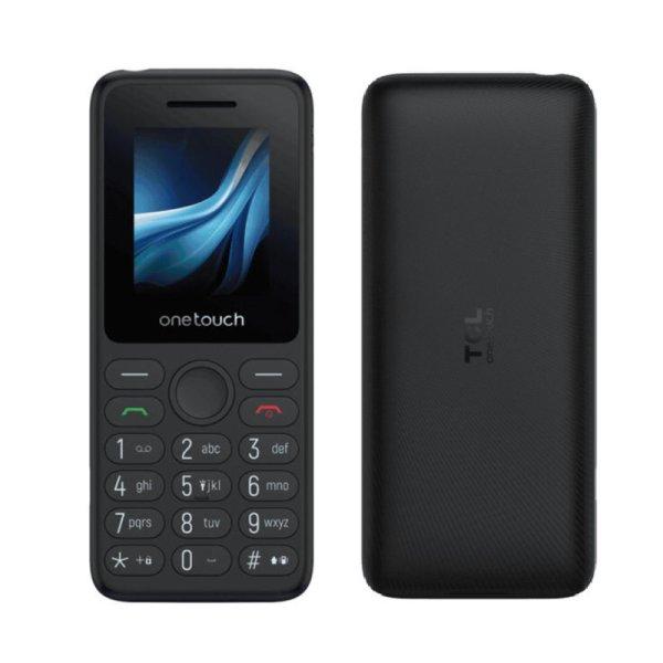 TCL onetouch 5041 4G nyomógombos mobiltelefon, kártyafüggetlen, dokkolóval,
dual SIM, fekete