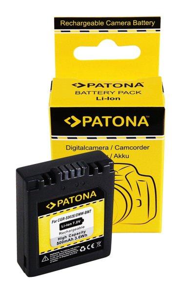 Panasonic kamera akku CGA-S002 Lumix FZ5 DMCFZ1 utángyártott(Patona)7,2V
500mAh