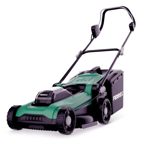 FERREX GDLM 40/36 SOLO 40V 36 cm akkus fűnyíró, vezeték nélküli, 40L
fűgyűjtős akkumulátoros fűnyírógép akku és töltő nélkül 