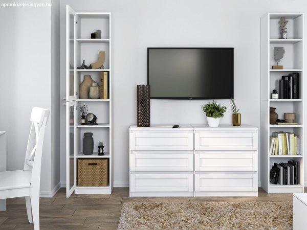 MIX IGA 120 tolóajtós gardróbszekrény, 2 tükörrel, 61x120x200 cm,
antracit-tölgy