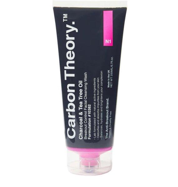 Carbon Theory Tisztító arcápoló gél Charcoal & Tea Tree Oil Breakout
Control (Facial Cleansing Wash) 200 ml