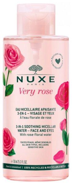 Nuxe Nyugtató micellás víz Very Rose (3-in1 Soothing Micellar Water) 750 ml