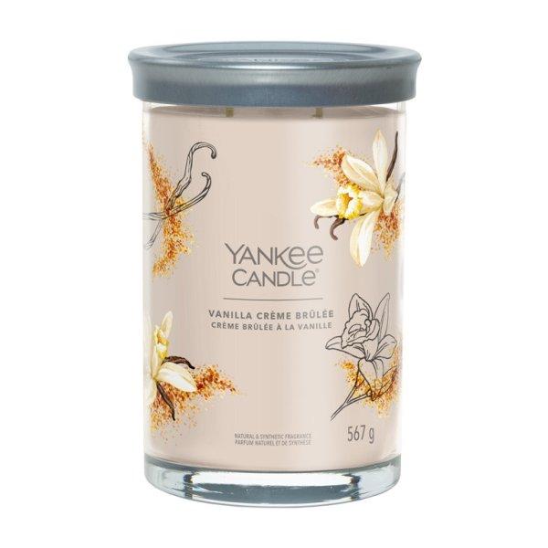 Yankee Candle Illatgyertya Signature tumbler nagy Vanilla Creme Brulée 567 g