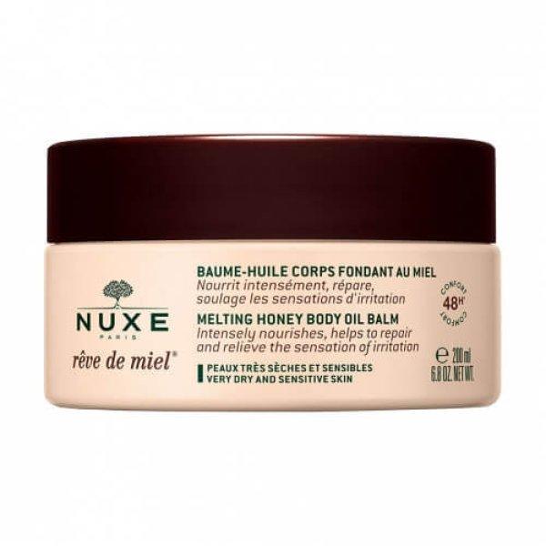 Nuxe Olajos testbalzsam száraz és érzékeny bőrre Reve de Miel (Melting
Honey Body Oil Balm) 200 ml