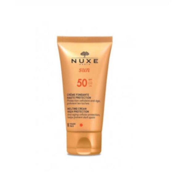 Nuxe Fényvédő arcra SPF 50 Sun (Melting Cream High Protection) 50 ml