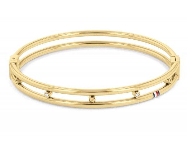 Tommy Hilfiger Luxus tömör karkötő kristályokkal 2780611