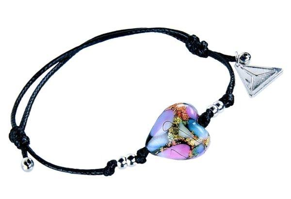 Lampglas Bámulatos karkötő Crazy Love 24 karátos arannyal ellátott Lampglas
gyönggyel BLH21
