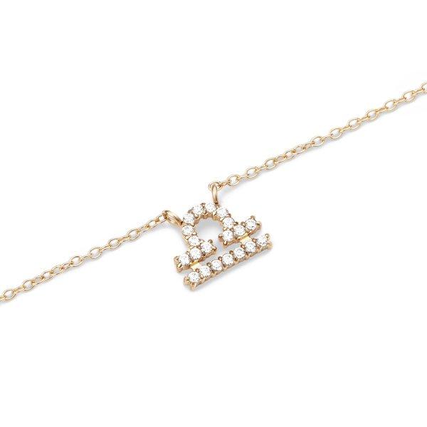 Daniel Wellington Stílusos aranyozott nyaklánc Mérleg Crystal Zodiac
DW00400925