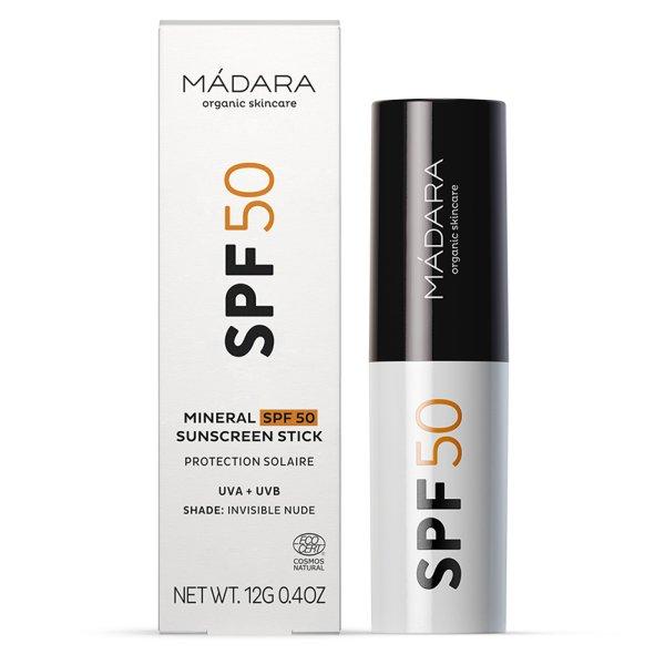 MÁDARA Ásványi fényvédő stick SPF 50 (Sunscreen Stick) 12 g