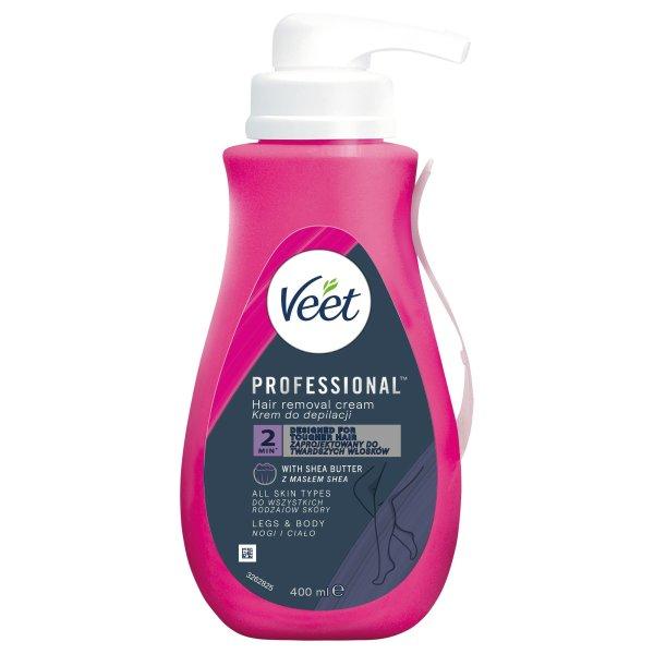 Veet Szőrtelenítő krém minden bőrtípusra Proffesional (Hair Removal Cream)
400 ml