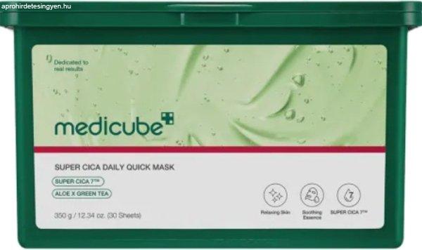 Medicube Nyugtató arcmaszk Super Cica (Daily Quick Mask) 30 db