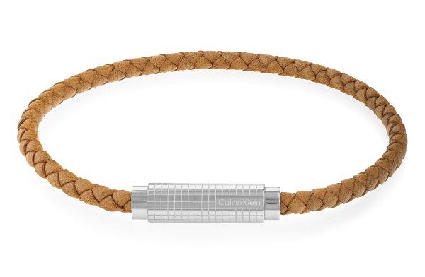 Calvin Klein Elegáns bőr karkötő férfiaknak 35000422