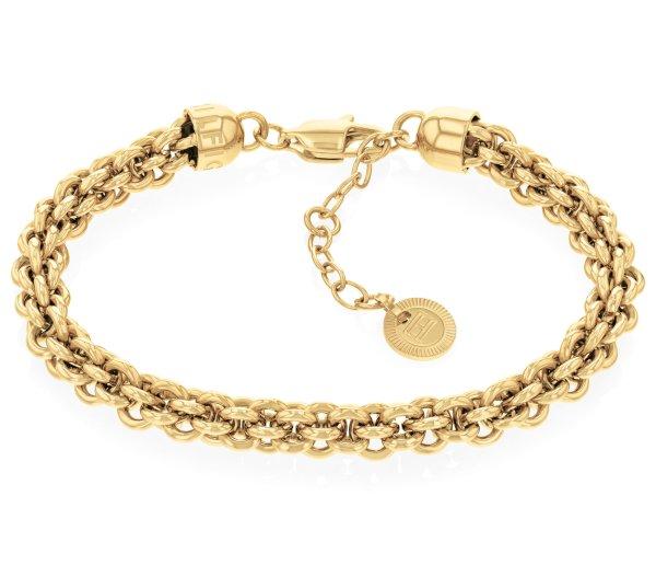 Tommy Hilfiger Jellegzetes aranyozott karkötő Intertwined Circles 2780842