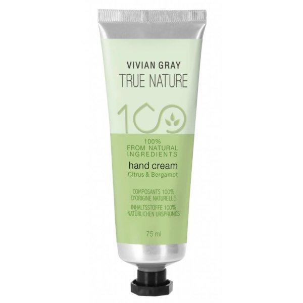 Vivian Gray Kézkrém True Nature Citrus & Bergamot (Hand Cream) 75 ml