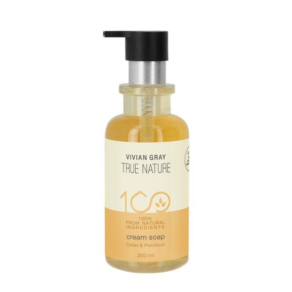 Vivian Gray Krémes folyékony szappan True Nature Cedar & Patchouli (Cream
Soap) 300 ml