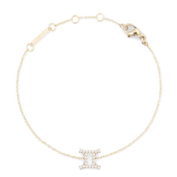 Daniel Wellington Aranyozott lánc karkötő Ikrek Crystal Zodiac DW00400909