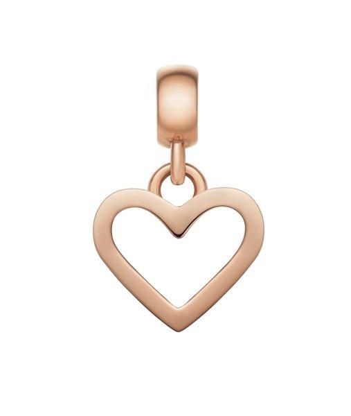 Daniel Wellington Aranyozott acél szív medál Charms DW00400428