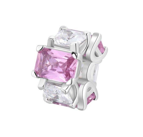 Brosway Csillogó ezüst medál Fancy Vibrant Pink FVP02