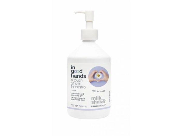 Milk Shake Kéztisztító gél In Good Hands (Cosmetic Hand Cleansing Gel) 500
ml