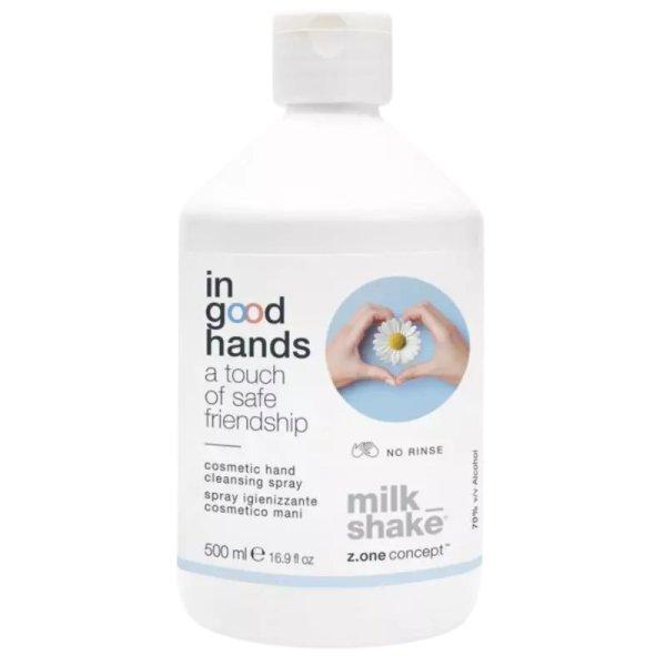 Milk Shake Kéztisztító spray In Good Hands (Cosmetic Hand Cleasing Spray) 500
ml