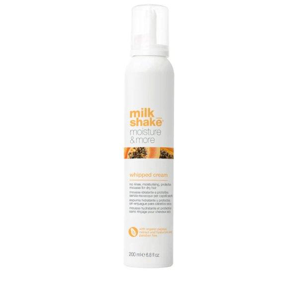 Milk Shake Hidratáló, öblítést nem igénylő hajhab Moisture & More
(Whipped Cream) 200 ml