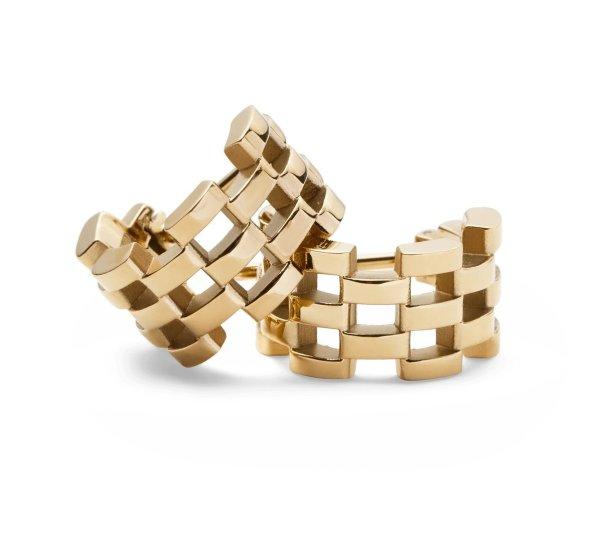 Daniel Wellington Stílusos aranyozott fülbevaló 5-Link DW00400990